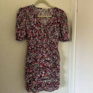 Stradivarius mini floral cotton dress M